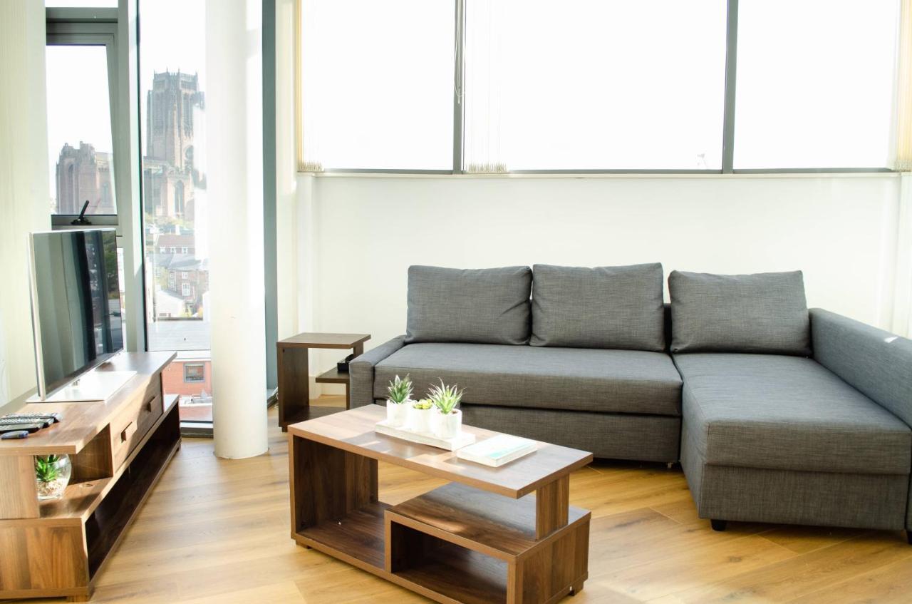 Penthouse In Liverpool City Centre - Free Parking - Balcony - By Happy Days المظهر الخارجي الصورة