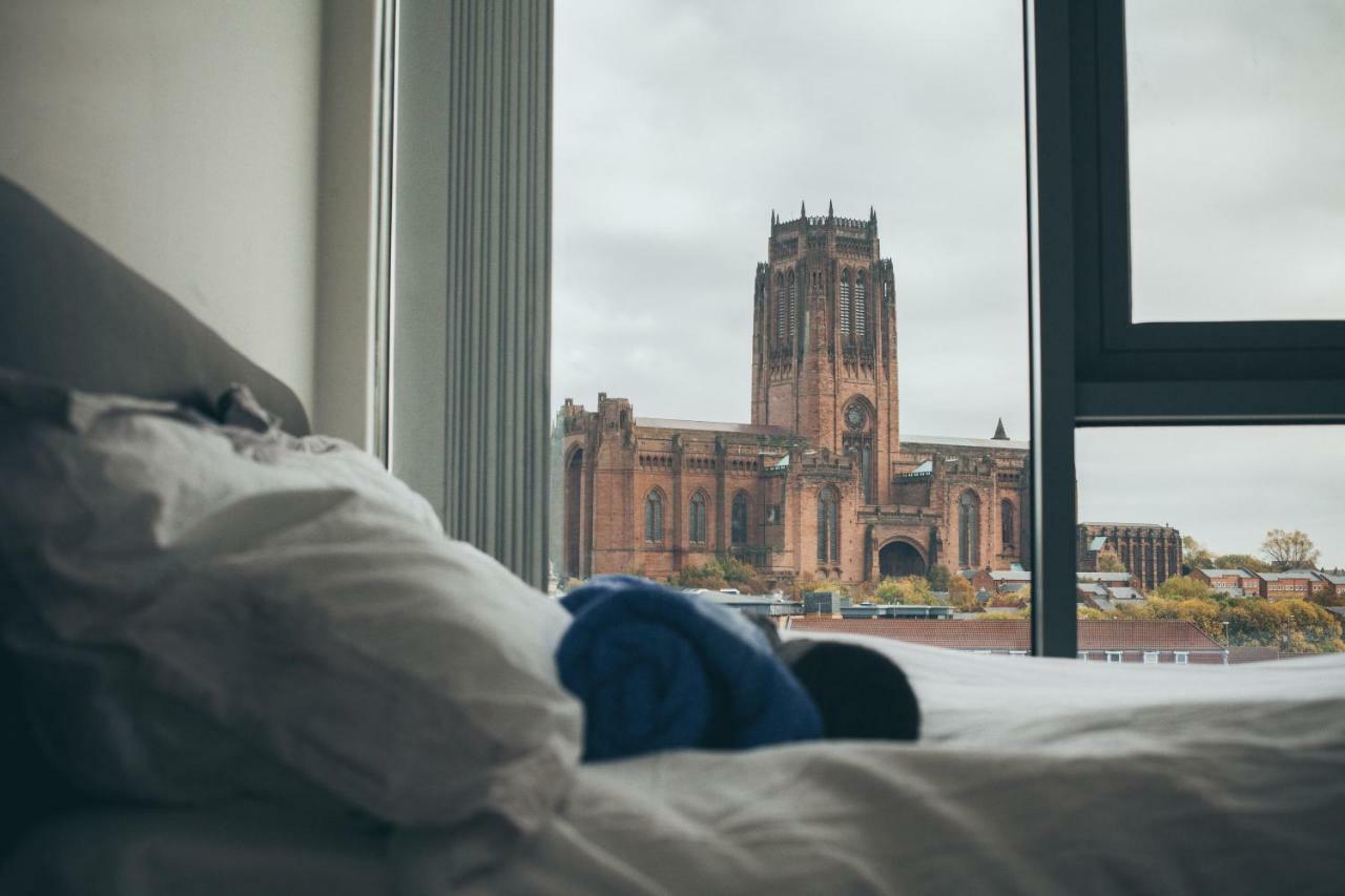 Penthouse In Liverpool City Centre - Free Parking - Balcony - By Happy Days المظهر الخارجي الصورة